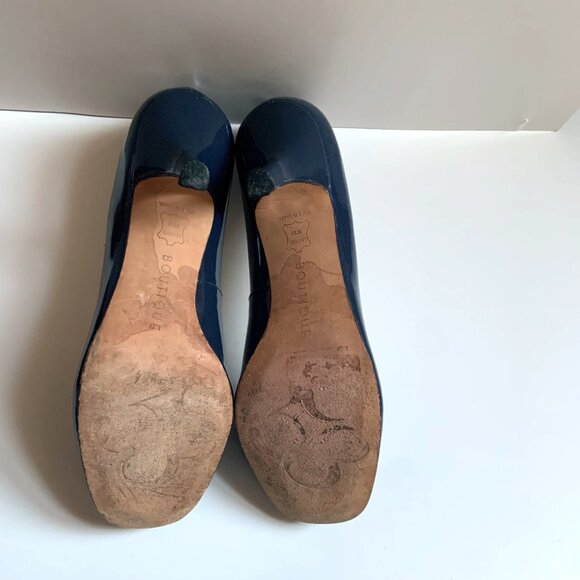 Boutique 58 Blue Leather Heels - Picture 5 of 5